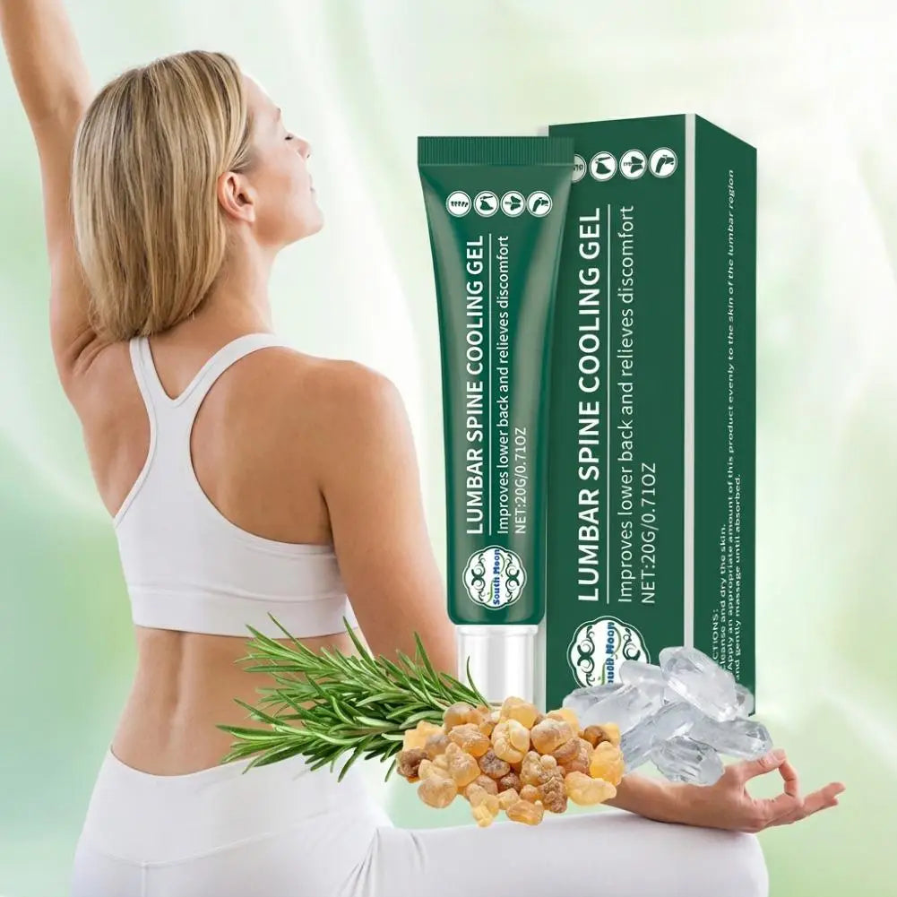 Lumbar Spine Cooling Gel Improve Lower Back Relieve Discomfort Gentle Comfortable Body Daily Maintenance Topical Application Gel