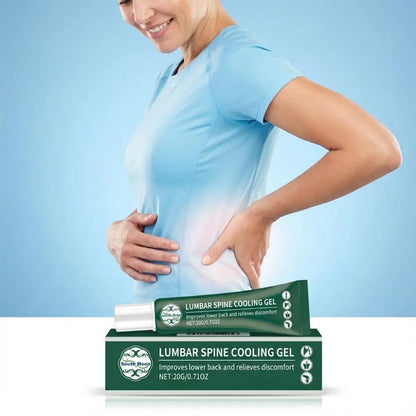 Lumbar Spine Cooling Gel Improve Lower Back Relieve Discomfort Gentle Comfortable Body Daily Maintenance Topical Application Gel